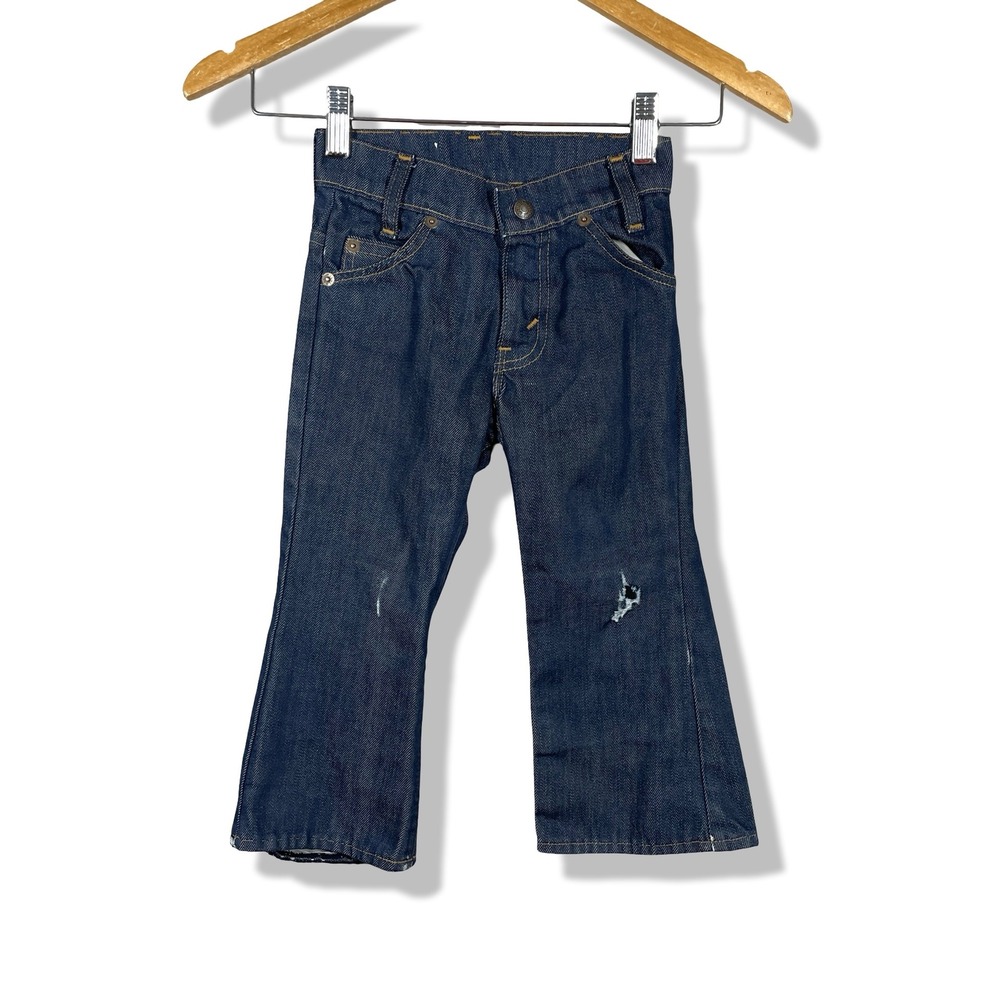 Levi's Orange Tab Jeans Kids 2T Blue Vintage Americana Distressed Retro